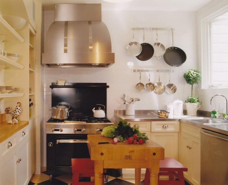 Дизайн маленькой кухни