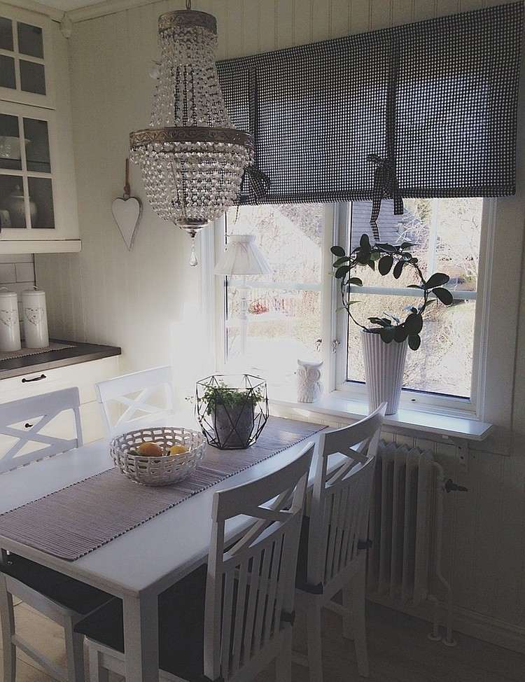 Дизайн штор на кухню